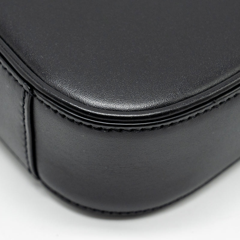 Saint Laurent / YSL Mini LE 5 A 7 Hobo Bag Smooth Calfskin Black GHW