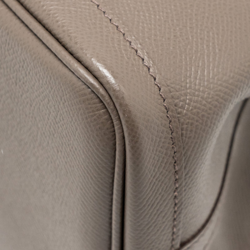 Hermes Garden Party 30 Epsom Gris Etain SHW Stamp Z