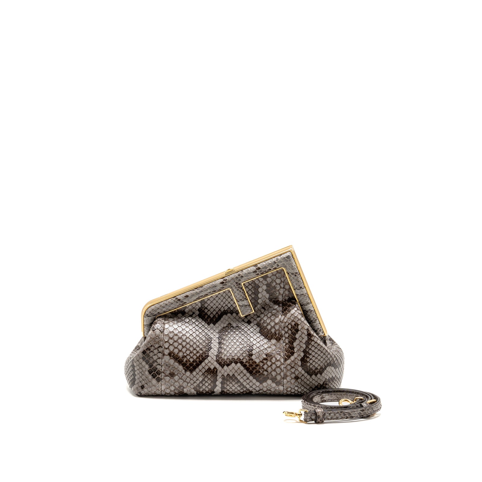 【新品】FENDI ファースト　スモール　グレーパイソン DSC07067_fb17e6bf-4641-490f-