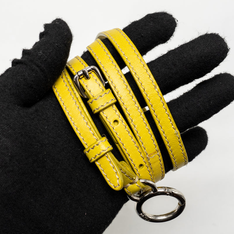 Fendi mini peekaboo lambskin light green SHW