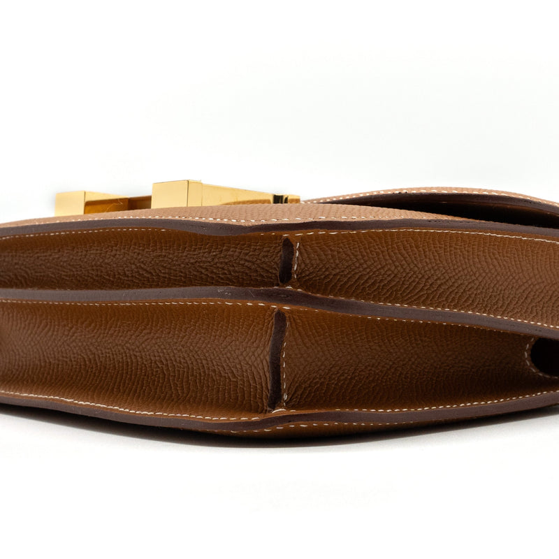 Hermes Mini Constance Epsom Gold GHW Stamp B (New Version)