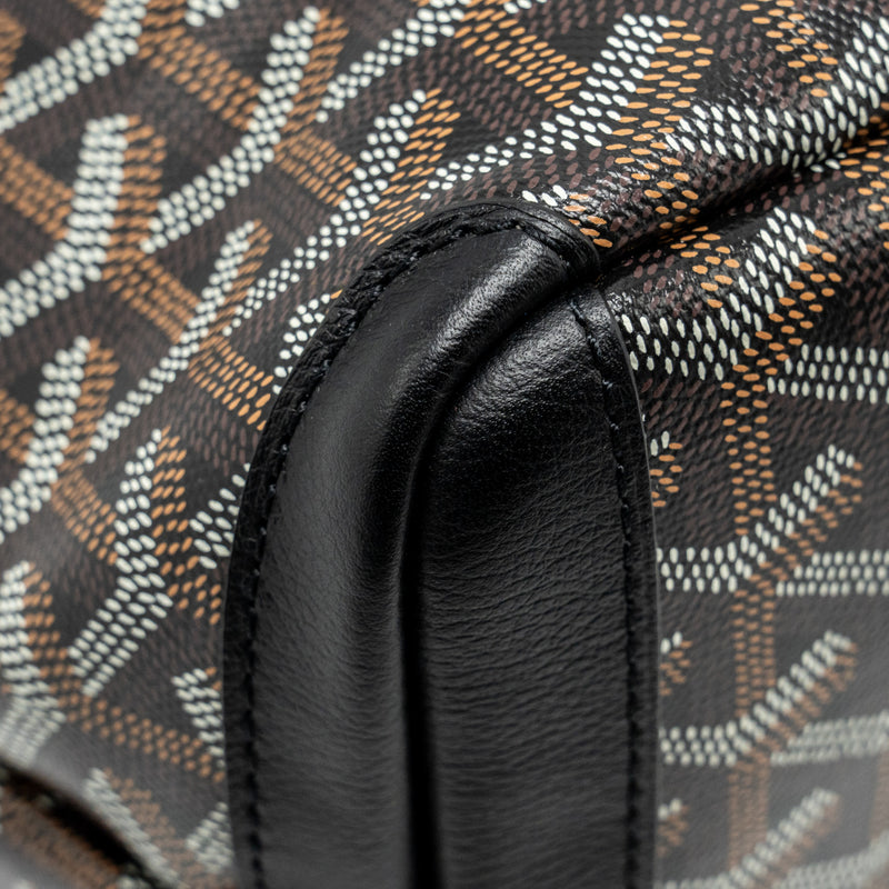 Goyard Artois PM Tote Bag Goyardline Canvas Black SHW