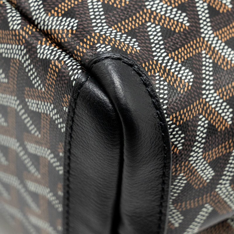 Goyard Artois PM Tote Bag Goyardline Canvas Black SHW