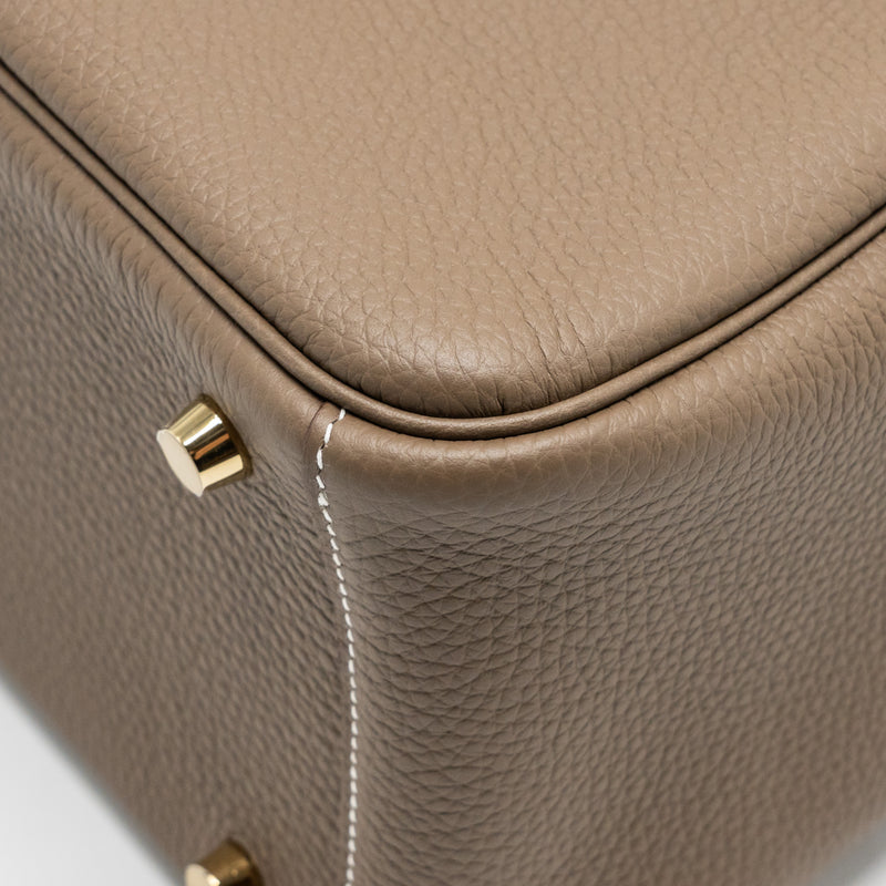 Hermes Lindy 26 Clemence Etoupe GHW Stamp B