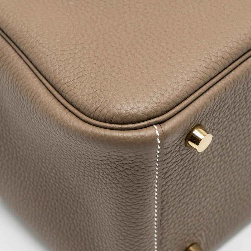 Hermes Lindy 26 Clemence Etoupe GHW Stamp B