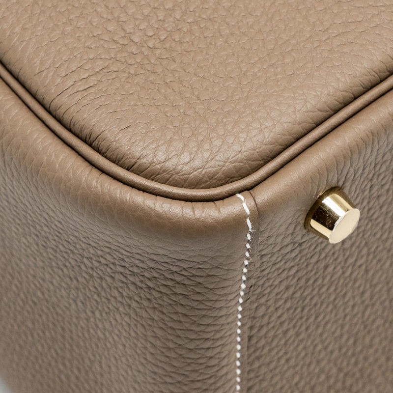 Hermes Lindy 26 Clemence Etoupe GHW Stamp B