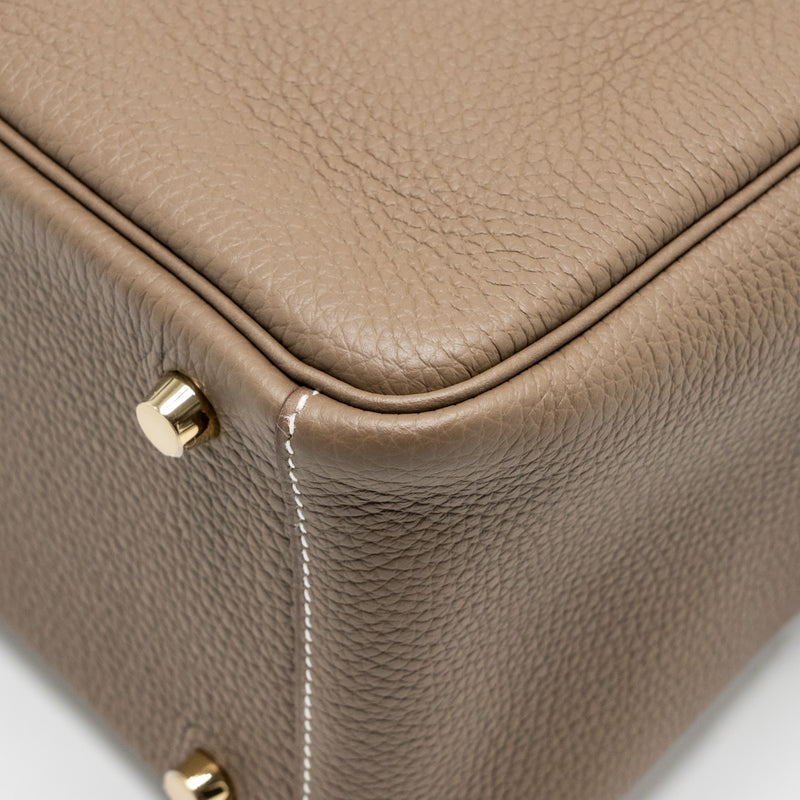 Hermes Lindy 26 Clemence Etoupe GHW Stamp B