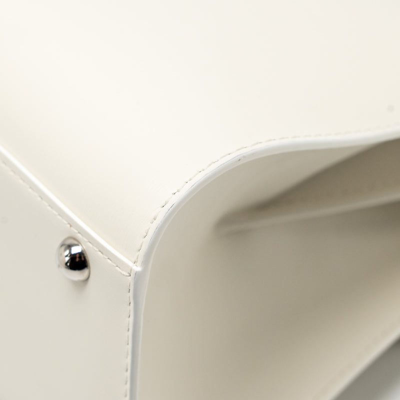 Delvaux Mini Brilliant Box Calfskin Ivory SHW