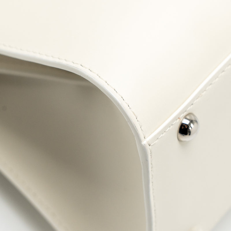 Delvaux Mini Brilliant Box Calfskin Ivory SHW