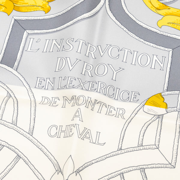 Hermes 90cm Silk Scarf L’Instruction du Roy Multicolour