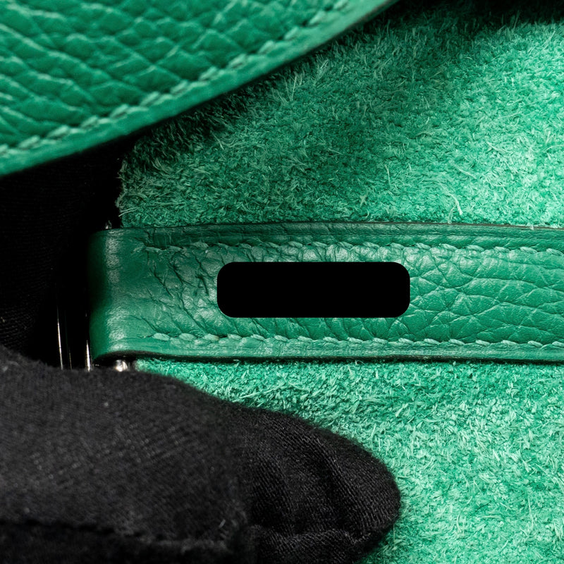 Hermes Picotin 22 Lock Bag Clemence Vert Vertigo SHW Stamp A