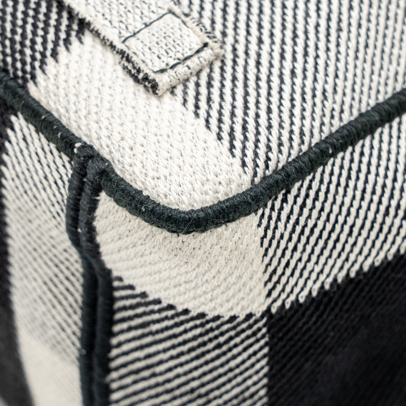 Dior Diorcamp Messenger Bag Canvas Black/White SHW