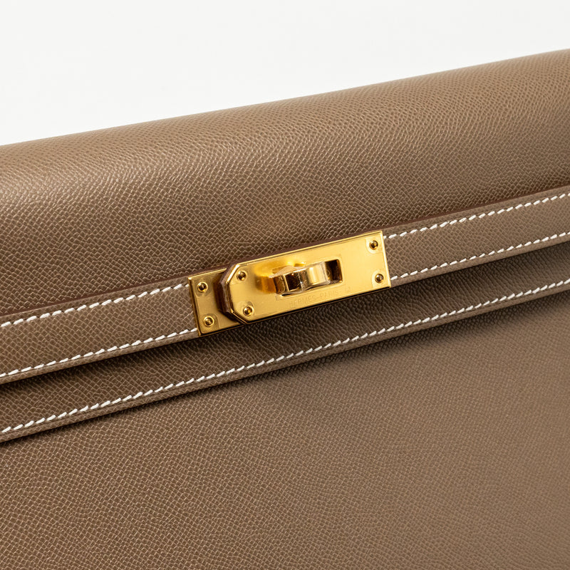 Hermes Kelly Elan madame etoupe GHW stamp W