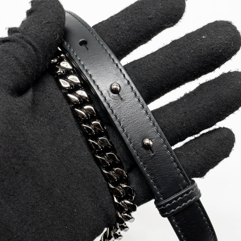 Bvlgari Serpenti Forever flap bag calfskin black ruthenium hardware