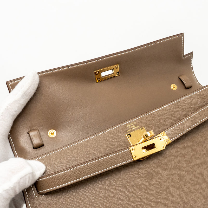 Hermes Kelly Elan madame etoupe GHW stamp W