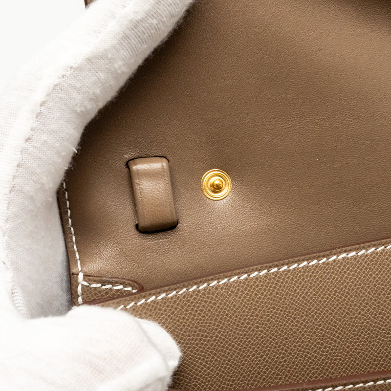 Hermes Kelly Elan madame etoupe GHW stamp W