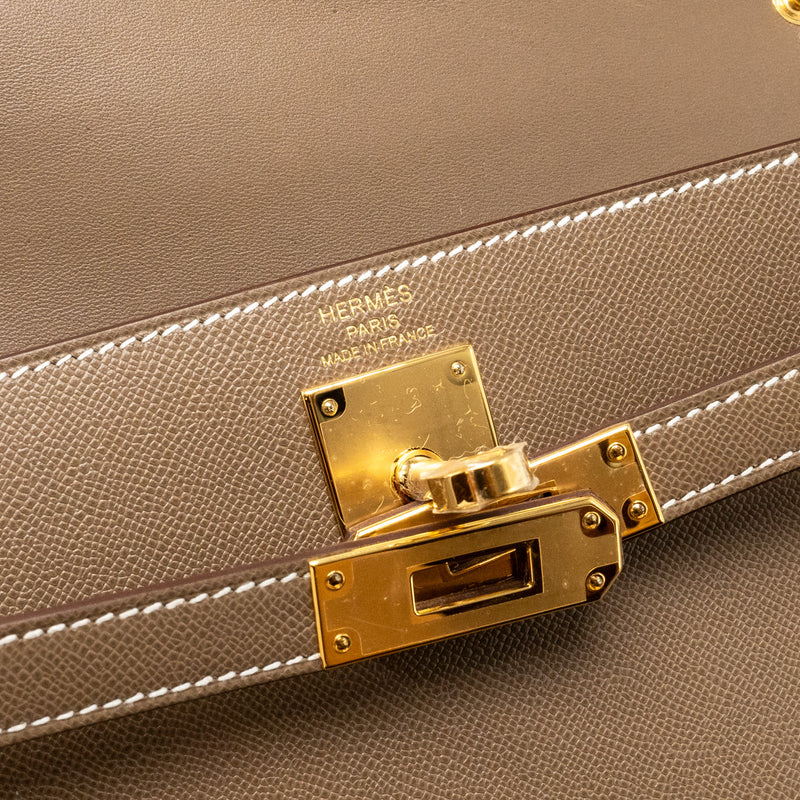Hermes Kelly Elan madame etoupe GHW stamp W