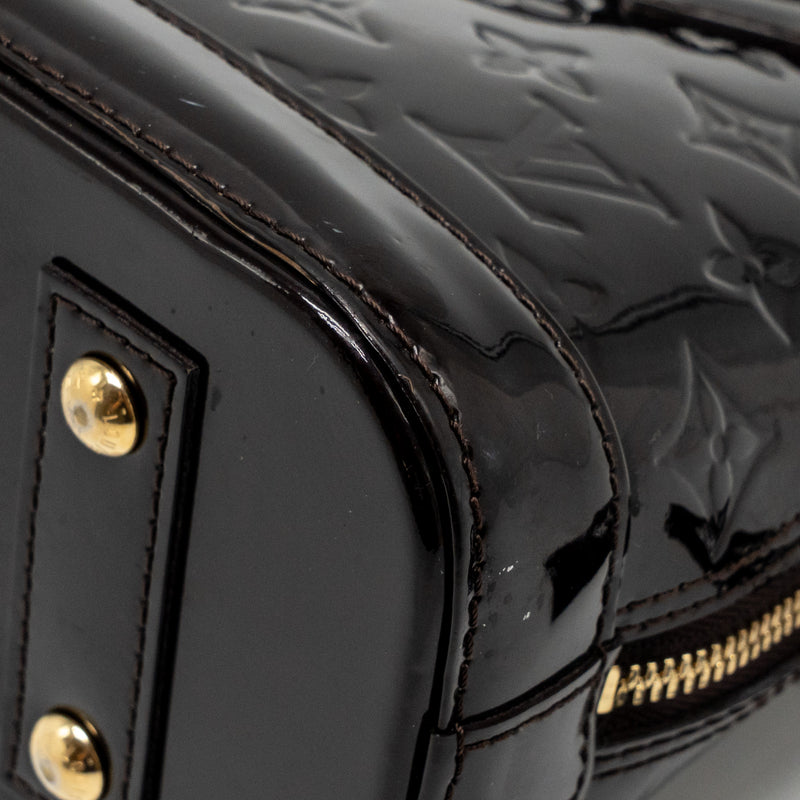 Louis Vuitton Alma BB Monogram Patent Amatante GHW