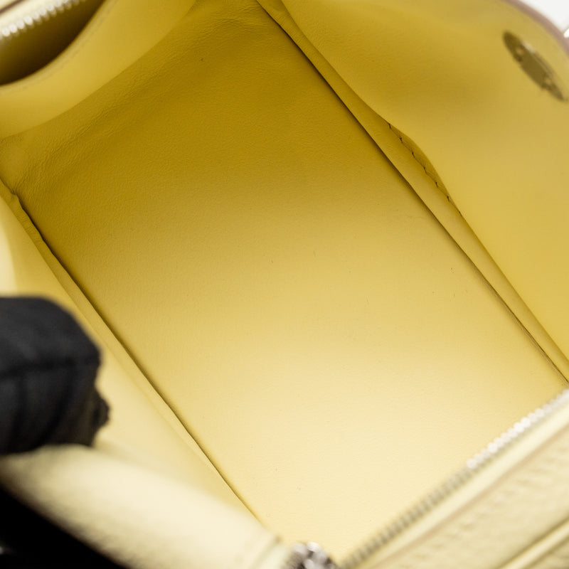 Hermes MINI Lindy II Clemence Jaune Milton SHW STAMP K