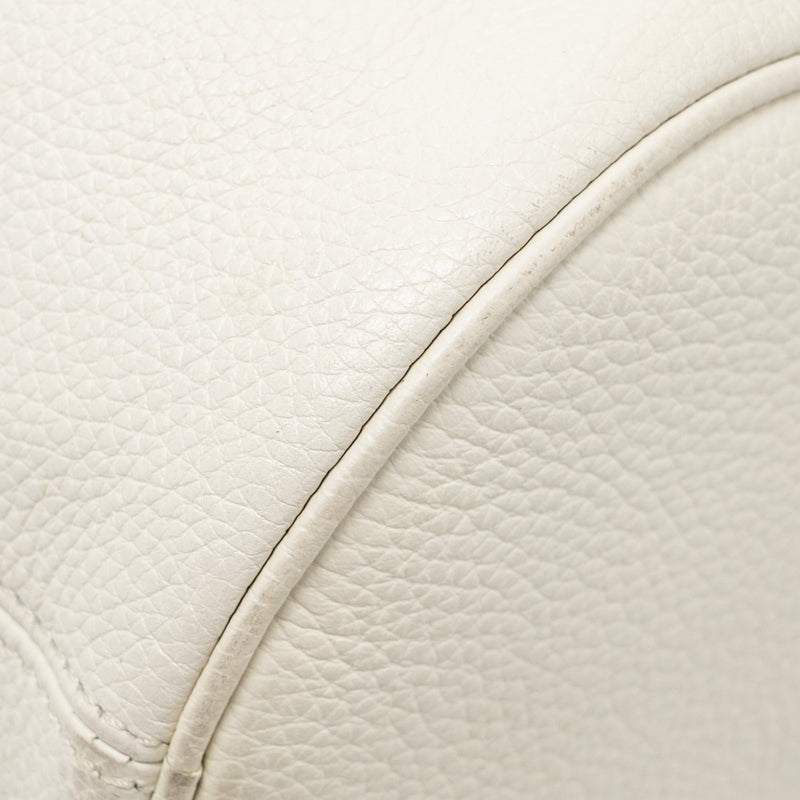 Dior Homme x Daniel Arsham Roller Messager Bag Grained Calfskin White SHW