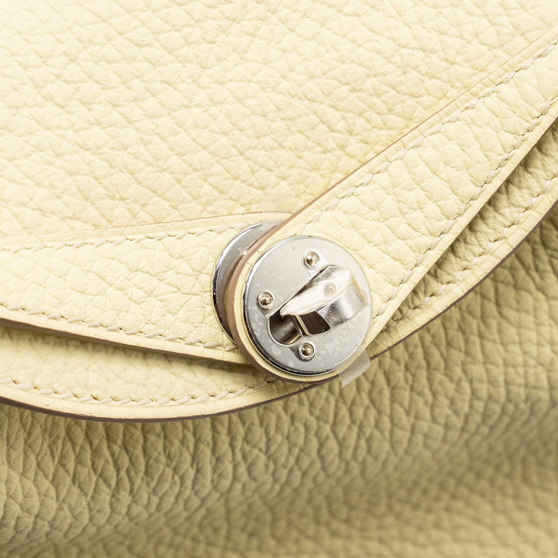 Hermes MINI Lindy II Clemence Jaune Milton SHW STAMP K