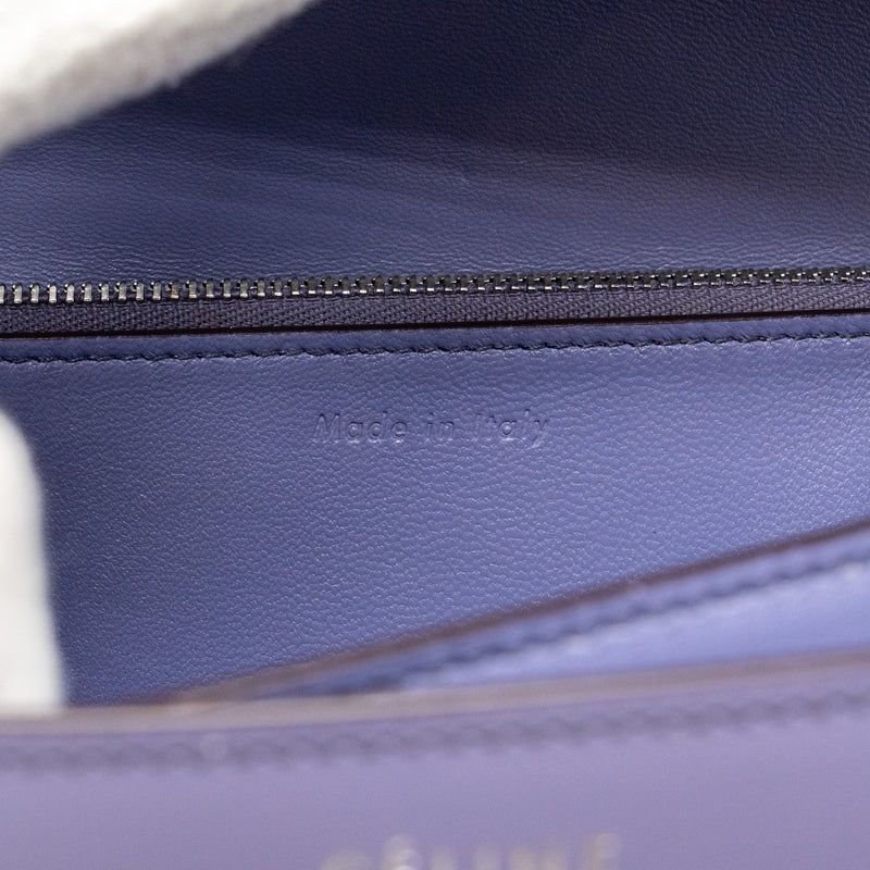 Celine Medium Classic Box Bag Calfskin Purple SHW