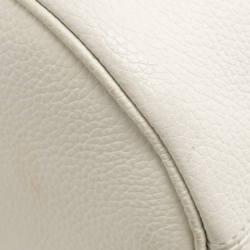Dior Homme x Daniel Arsham Roller Messager Bag Grained Calfskin White SHW