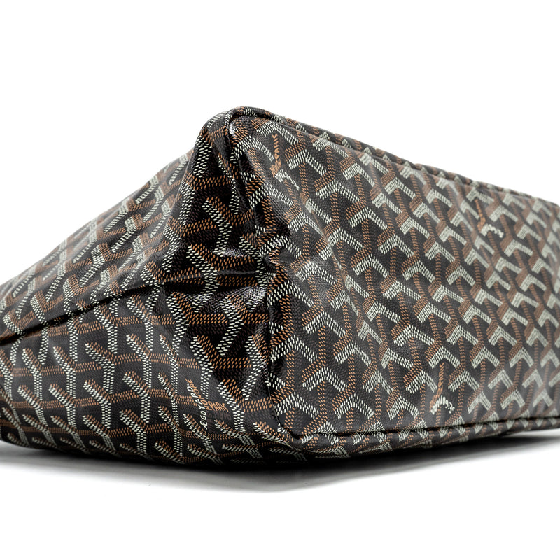 Goyard Boheme Hobo bag goyardline canvas black SHW