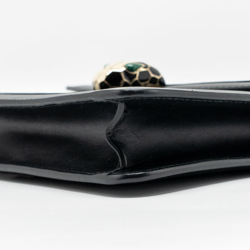 Bvlgari Serpenti Forever Crossbody bag Calfskin Black LGHW
