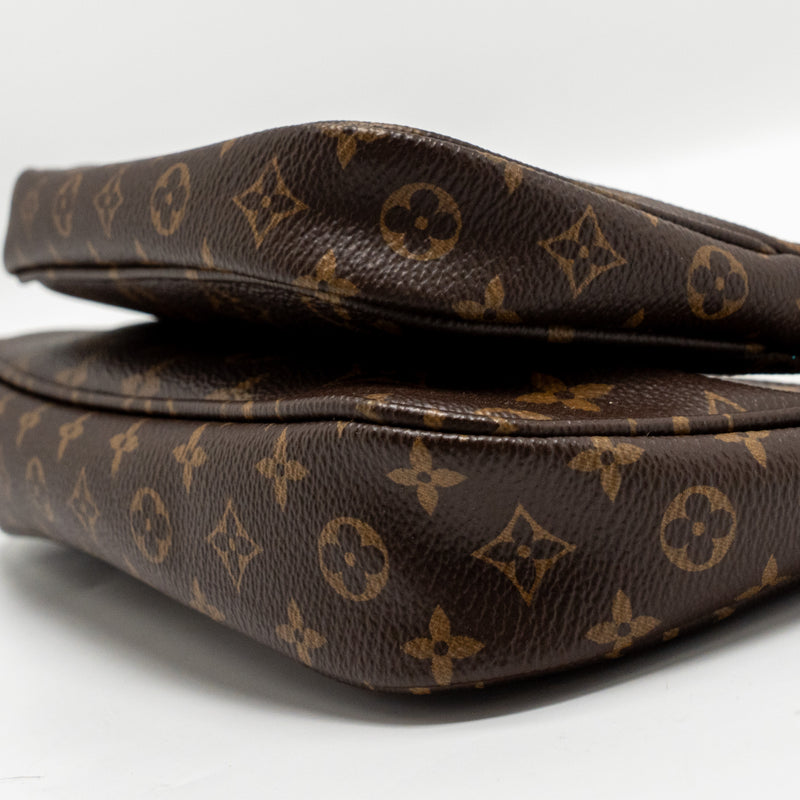 Louis Vuitton Multi Pochette Accessories Khaki Strap Monogram Canvas GHW