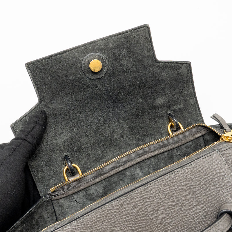 Celine Micro belt bag calfskin grey GHW