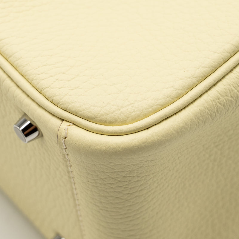 Hermes MINI Lindy II Clemence Jaune Milton SHW STAMP K