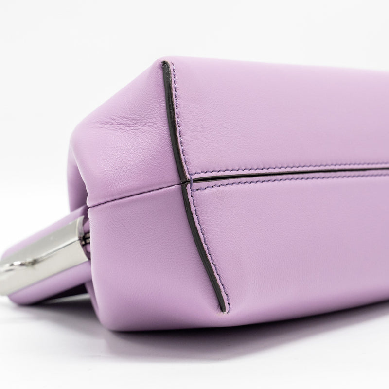 Fendi Small Fendi First Clutch Bag Nappa Lilac SHW