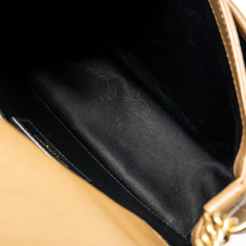 Saint Laurent/YSL Niki Baby Grained Lambskin Dark Cork GHW