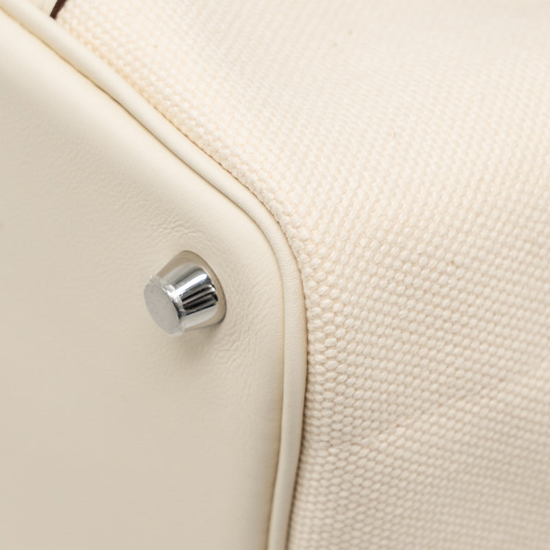 Hermes Cargo Picotin 18 pockets toile geo land / swift ecru / Nata SHW stamp K