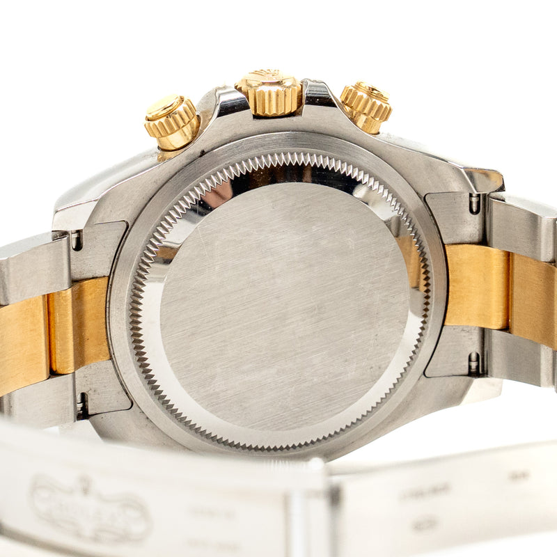 Rolex Cosmograph Daytona 40mm Oystersteel/Yellow Gold, Black/Golden Counter Rings Dial, Oyster Bracelet Model: 126503