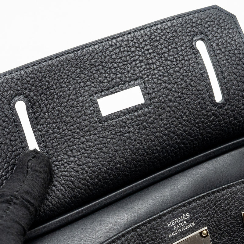 Hermes Hac A Dos Pm Backpack Togo Black SHW Stamp W