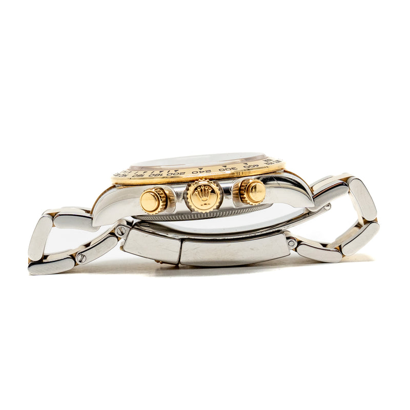 Rolex Cosmograph Daytona 40mm Oystersteel/Yellow Gold, Black/Golden Counter Rings Dial, Oyster Bracelet Model: 126503