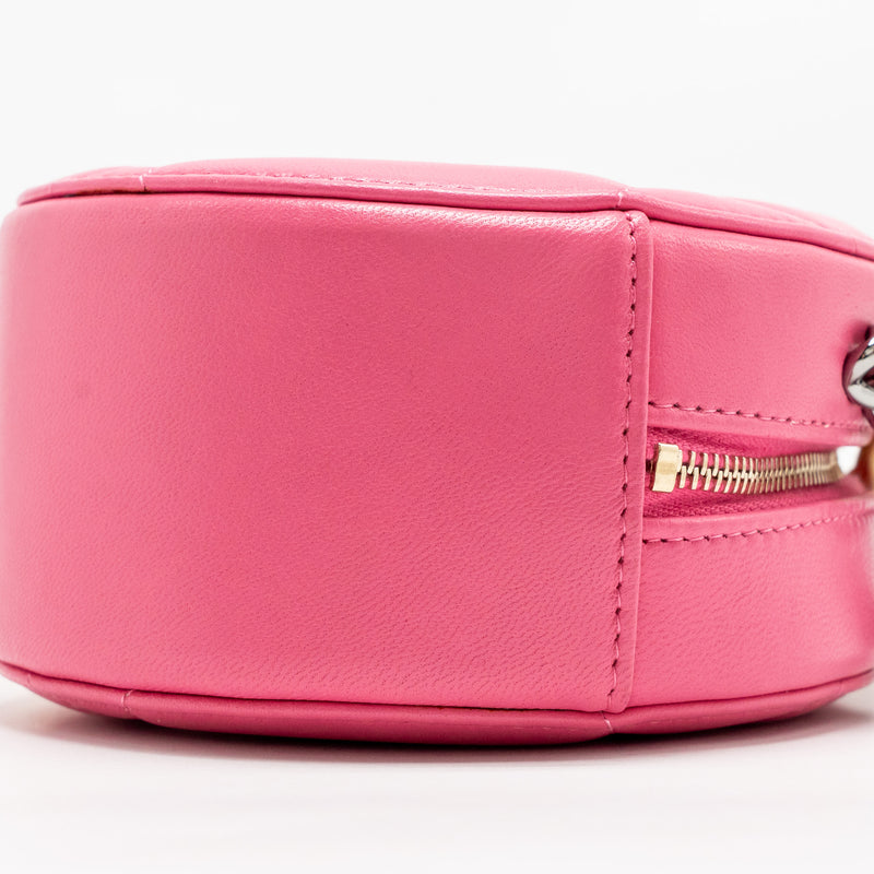 Chanel 19 Round Clutch with Chain Lambskin Pink Multicolour Hardware (Microchip)
