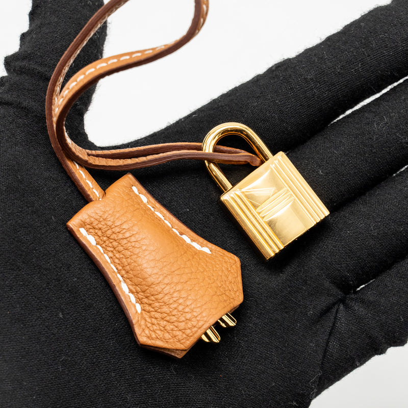 Hermes Birkin 30 Togo Gold GHW Stamp U