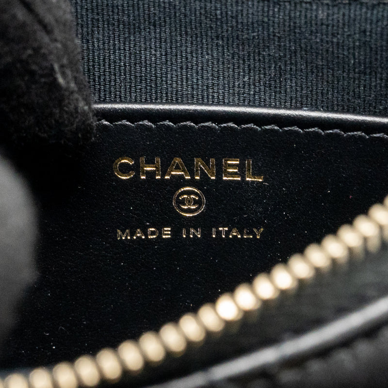 Chanel 23K small 19 hobo shoulder bag calfskin black GHW (Microchip)