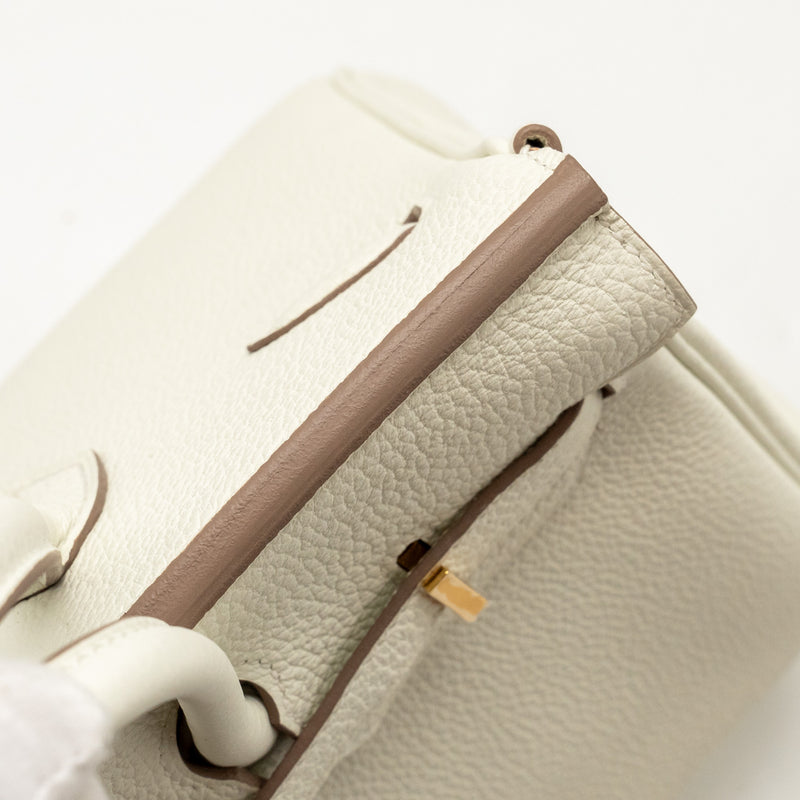 Hermes Birkin 25 Togo Mushroom GHW Stamp W