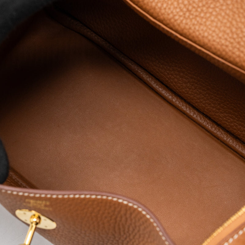 Hermes lindy 26 clemence gold with GHW stamp Z