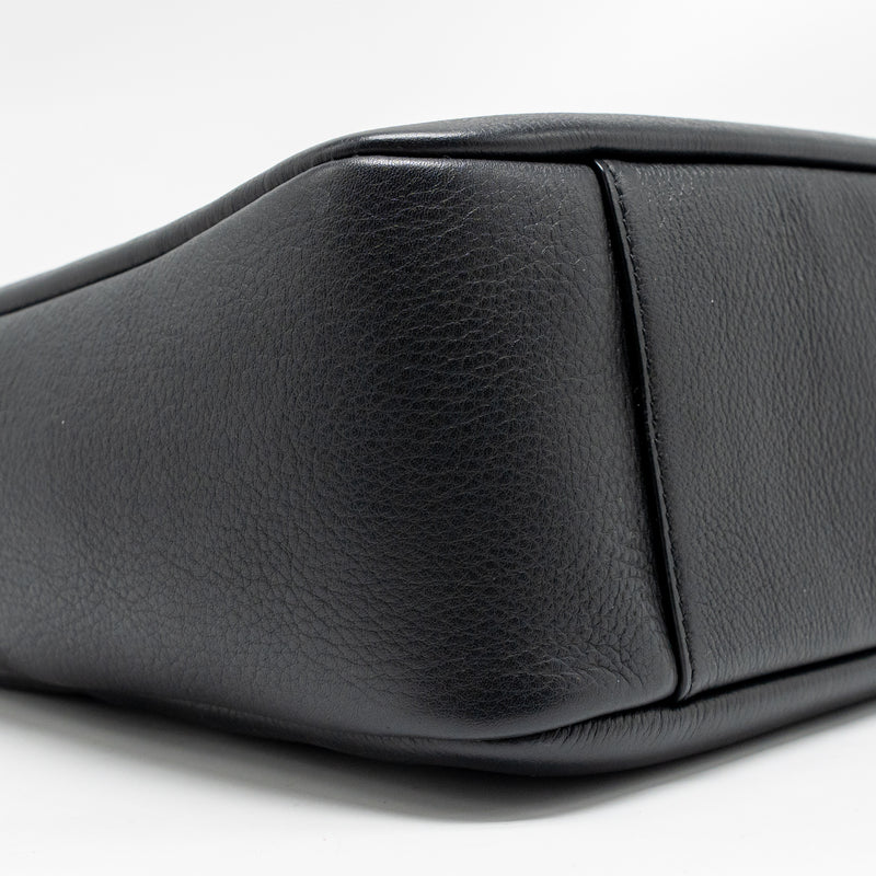 Saint Laurent Le 5 A 7 soft small bag calfskin black GHW
