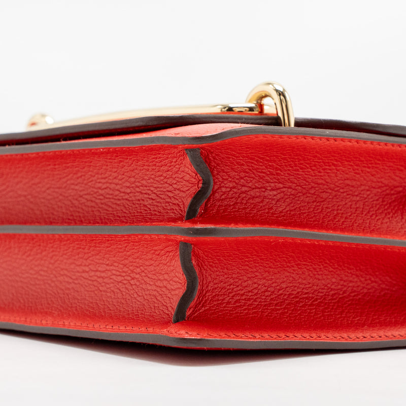Hermes Mini Roulis Evercolor S3 Rouge De Coeur LGHW Stamp D
