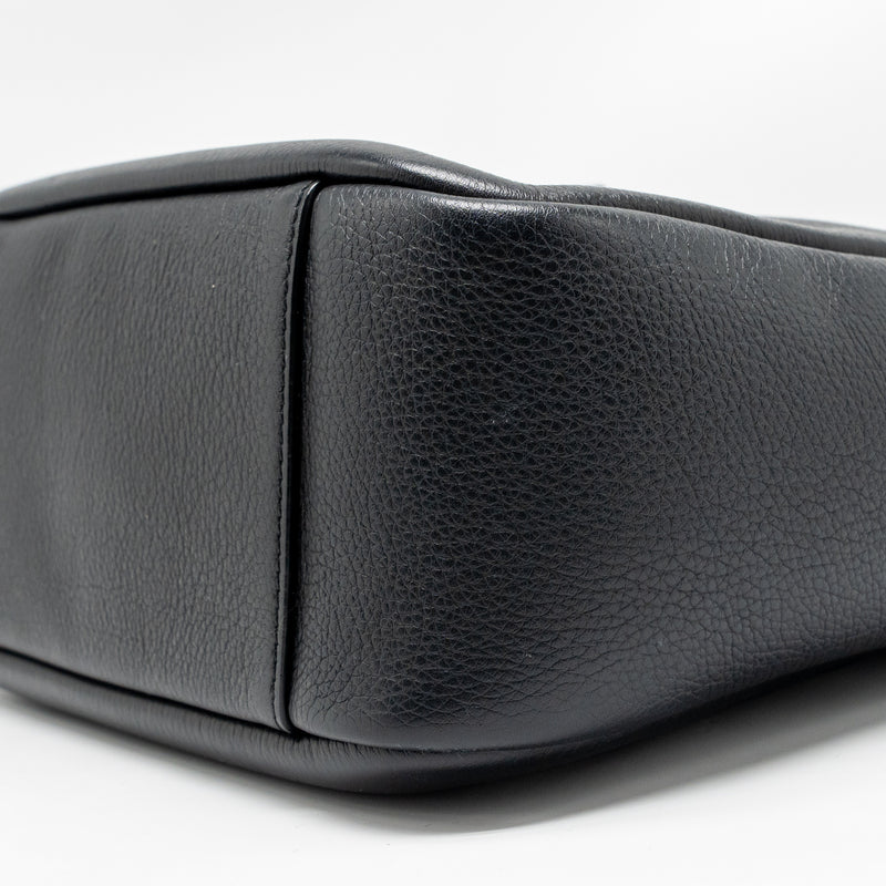 Saint Laurent Le 5 A 7 soft small bag calfskin black GHW
