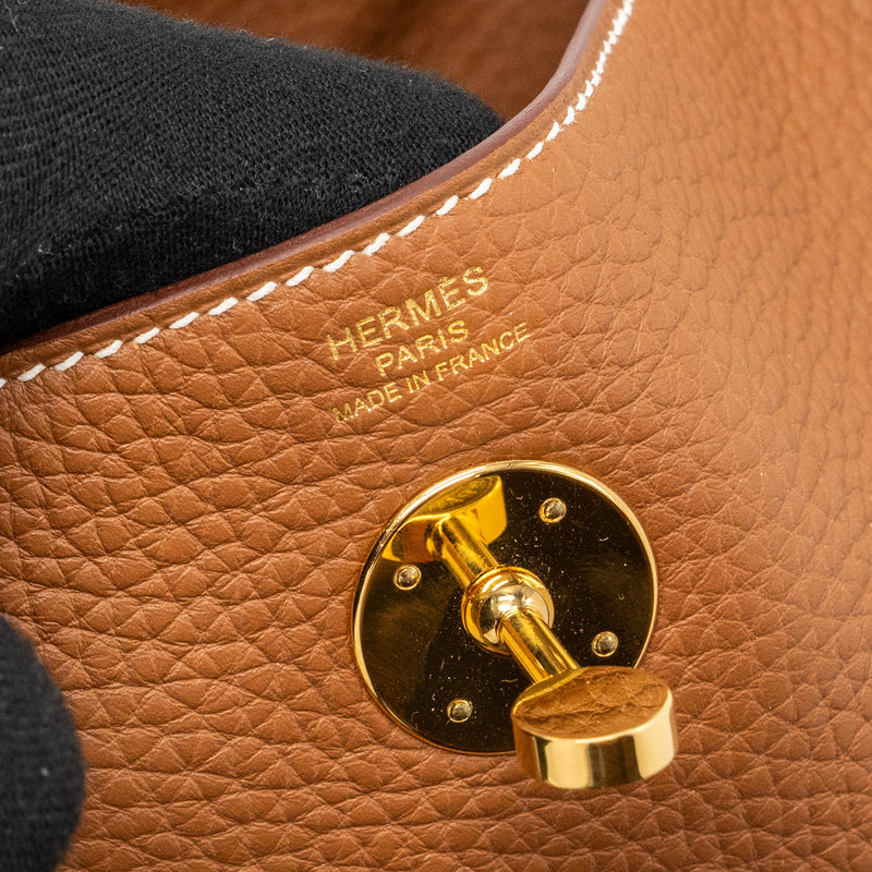 Hermes lindy 26 clemence gold with GHW stamp Z