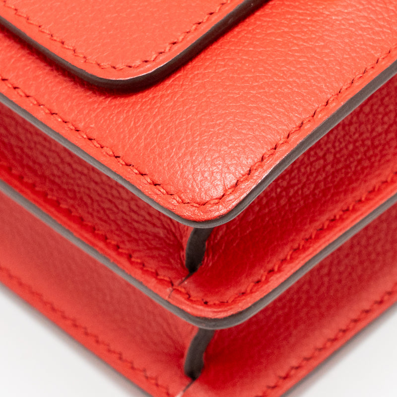 Hermes Mini Roulis Evercolor S3 Rouge De Coeur LGHW Stamp D