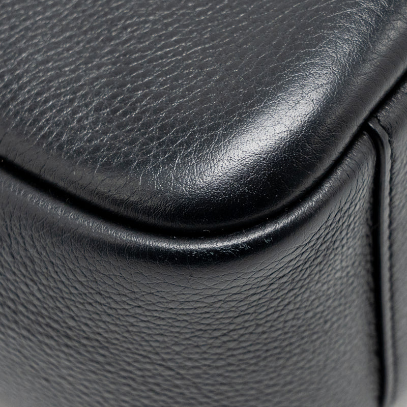 Saint Laurent Le 5 A 7 soft small bag calfskin black GHW