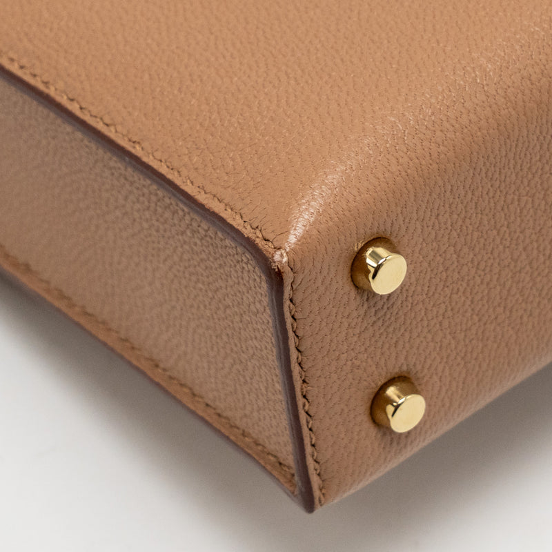 Hermes Mini Verrou Chèvre Mysore 2J Quebracho LGHW Stamp U